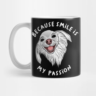 Passionate About Smiles Dog Dappiness Mug